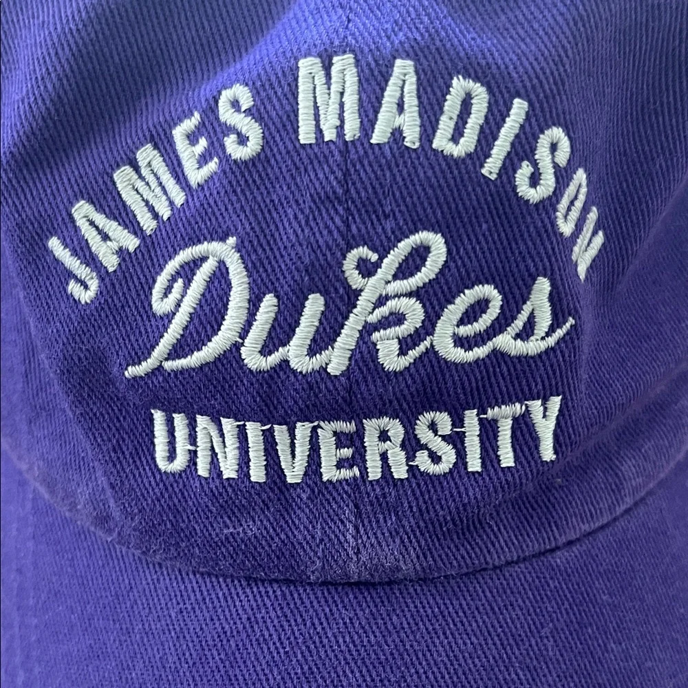 Under Armour Gray and Purple James Madison Dukes shirt and hat - Picture 6 of 9